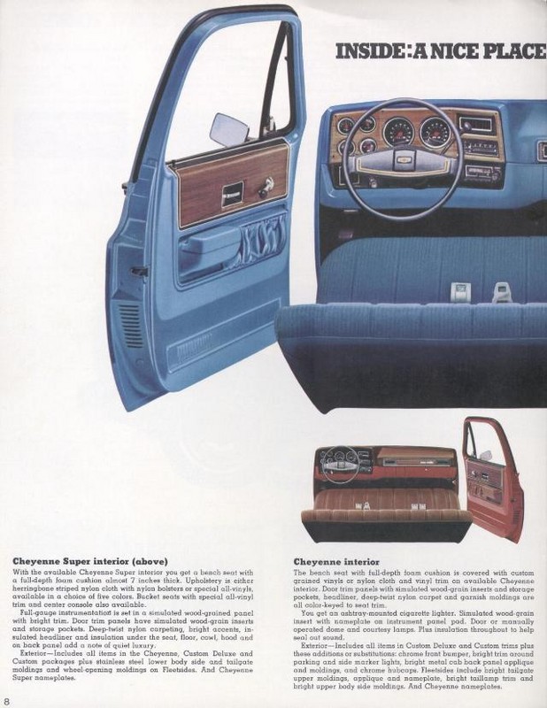 1974 Chevrolet Pickups Brochure Page 4